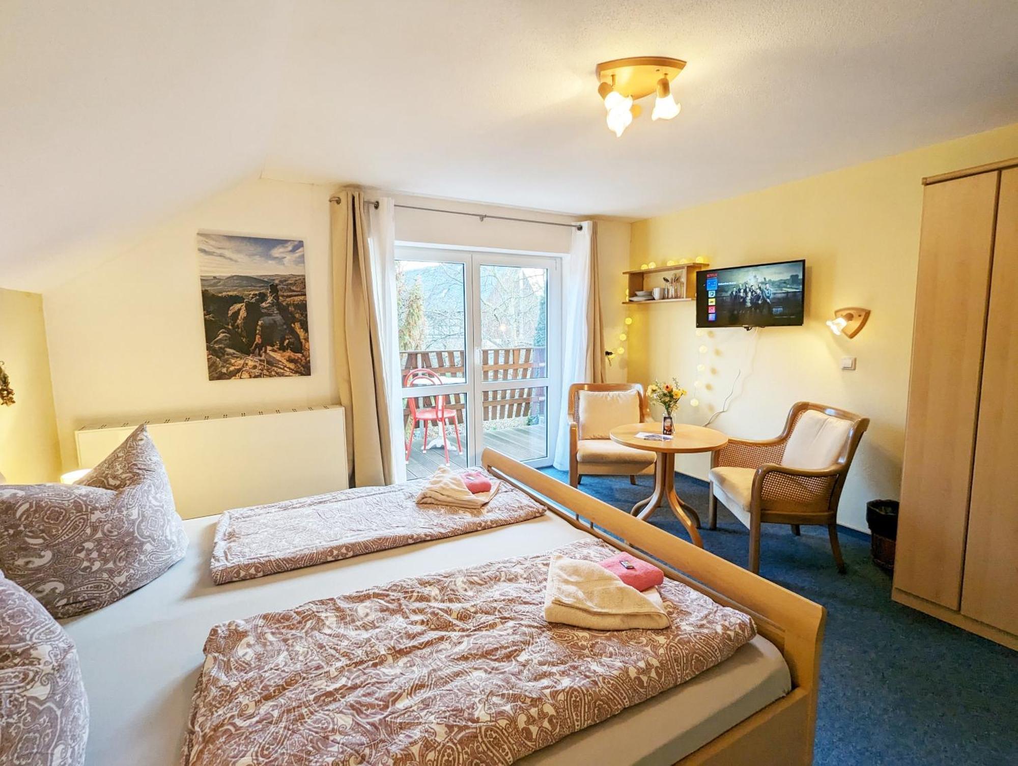 L9 - Urlaubsmagie - Balkon & Direkt Am Wanderweg Lägenhet Sebnitz Exteriör bild